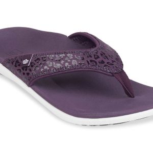 Spenco Yumi Cheetah Wine