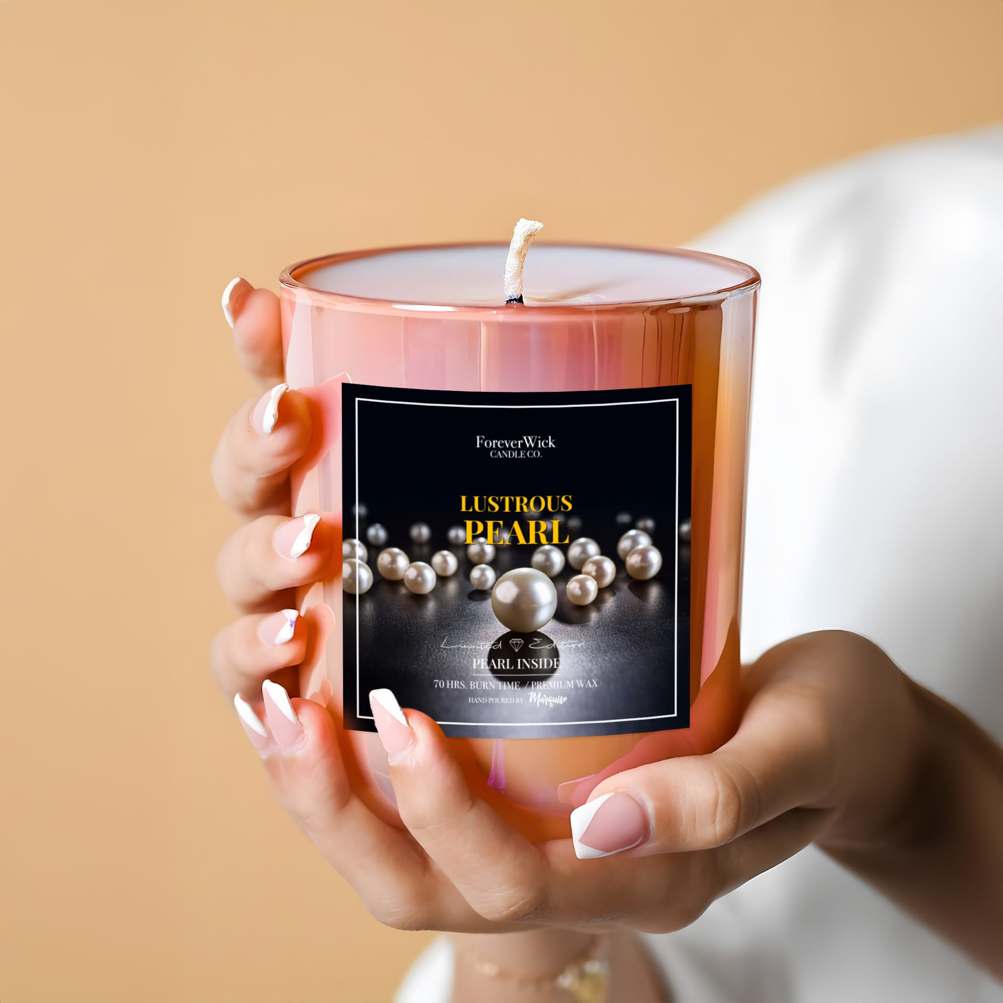 Lustrous Pearl Candle - Image 4