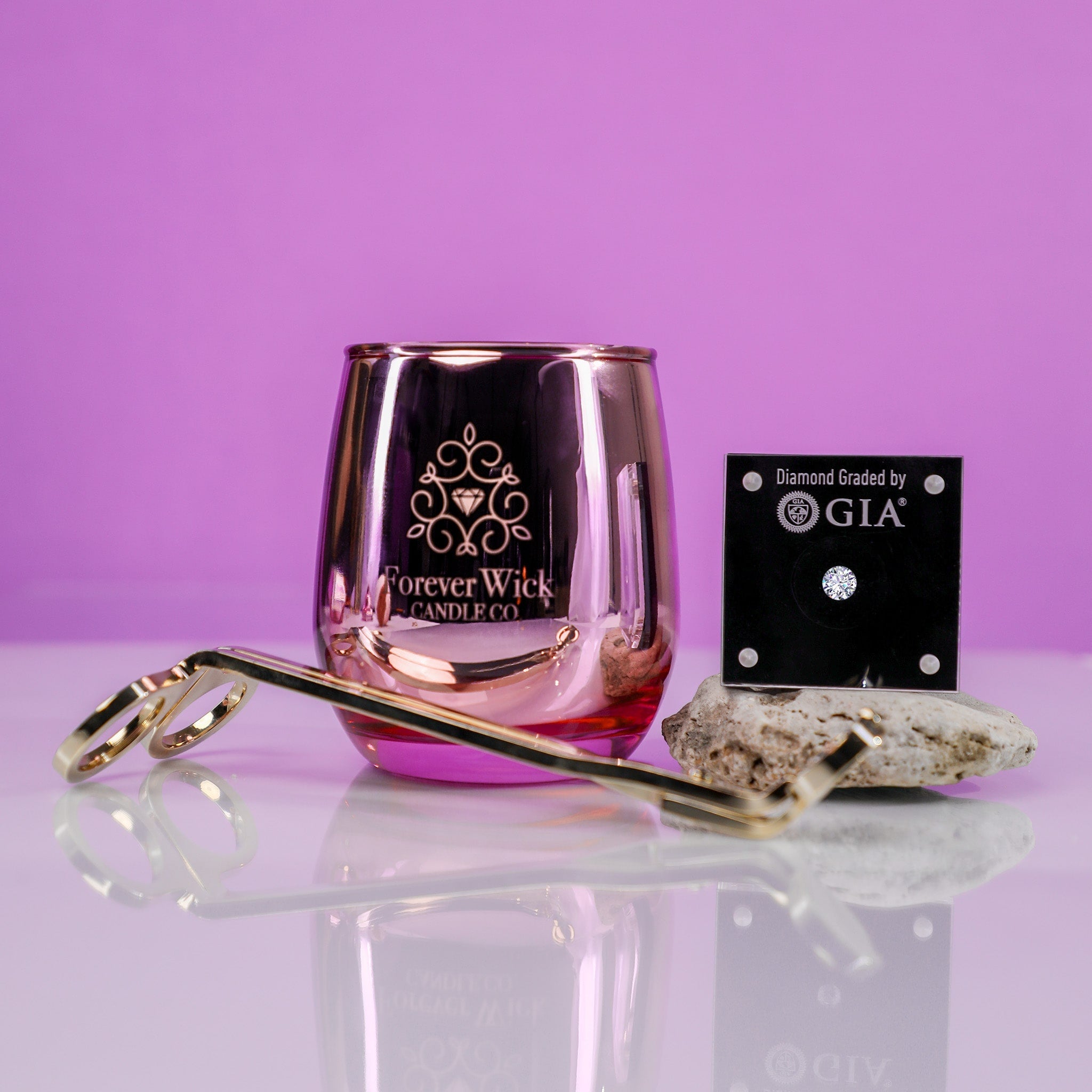 Keep Wine'ing Diamond Candle - Image 7