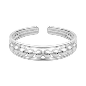 Sterling Silver Beaded Toe Ring