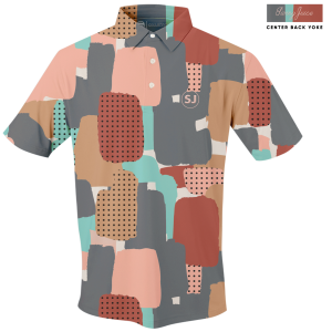 SwingJuice Golf Abstract Camo Men's Polo