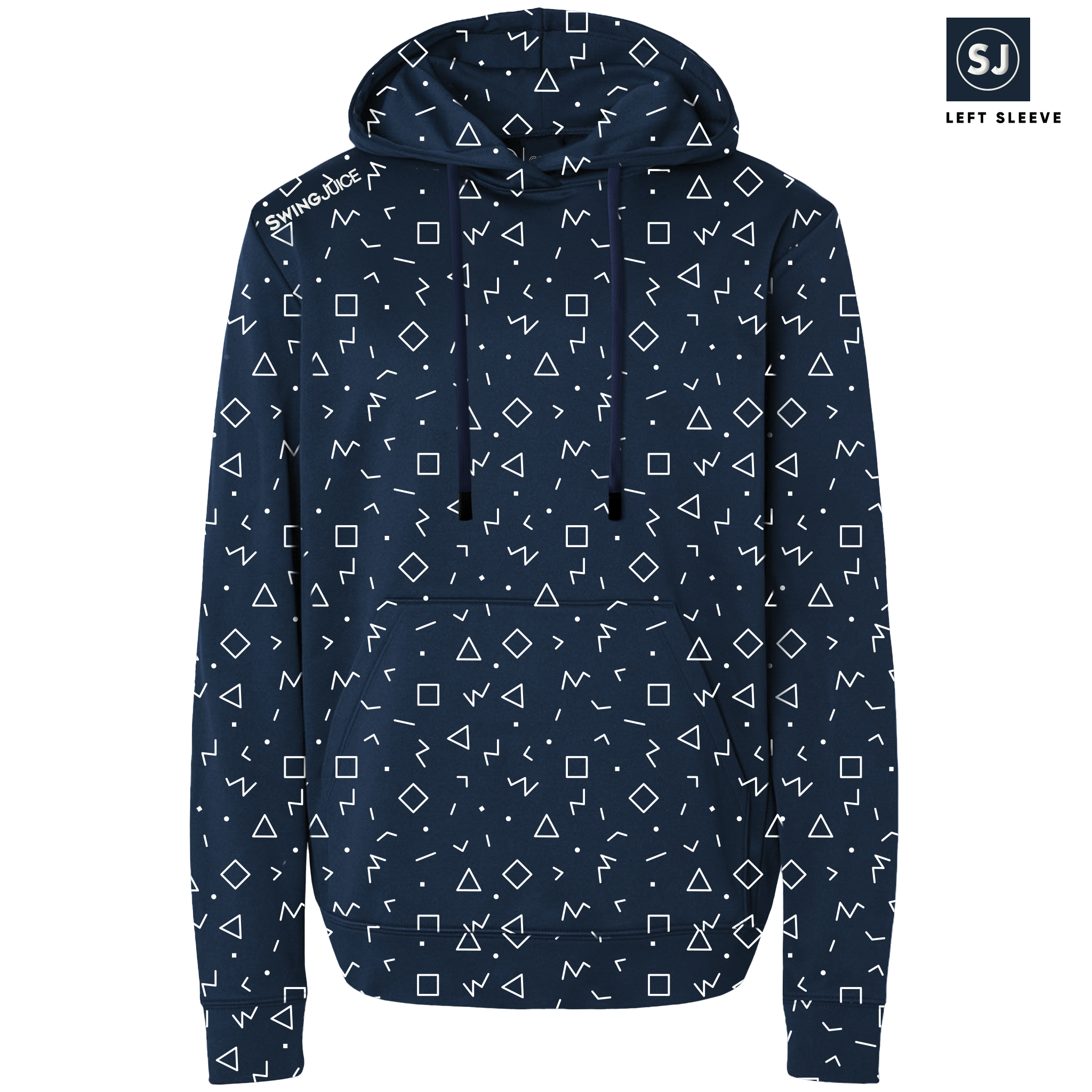 SwingJuice Golf Memphis Geometric Men's Performance Hoodie