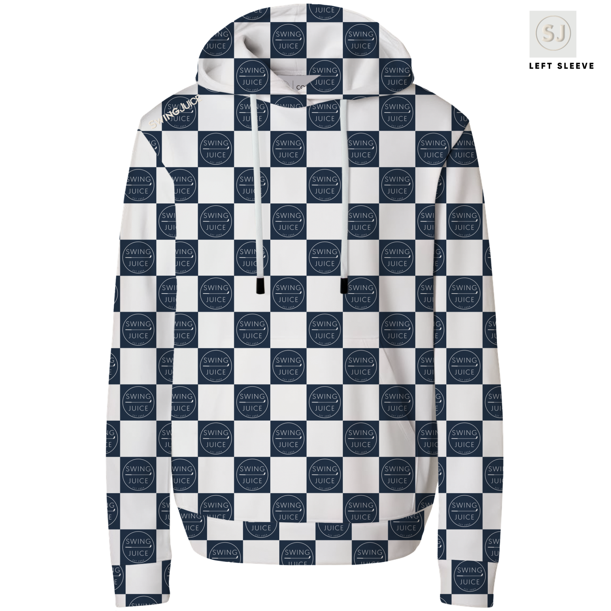 SwingJuice Golf SJ Checkerboard Men's Performance Hoodie