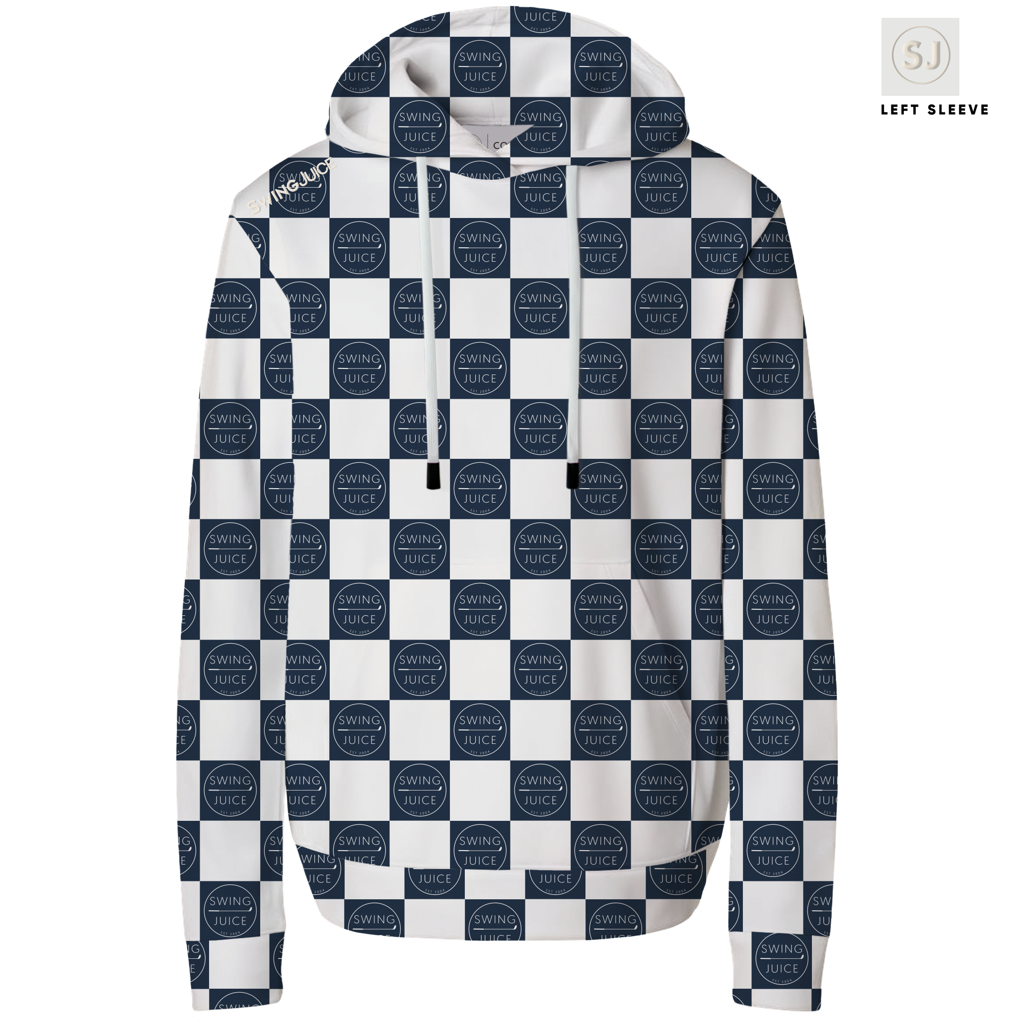 SwingJuice Golf SJ Checkerboard Men's Performance Hoodie