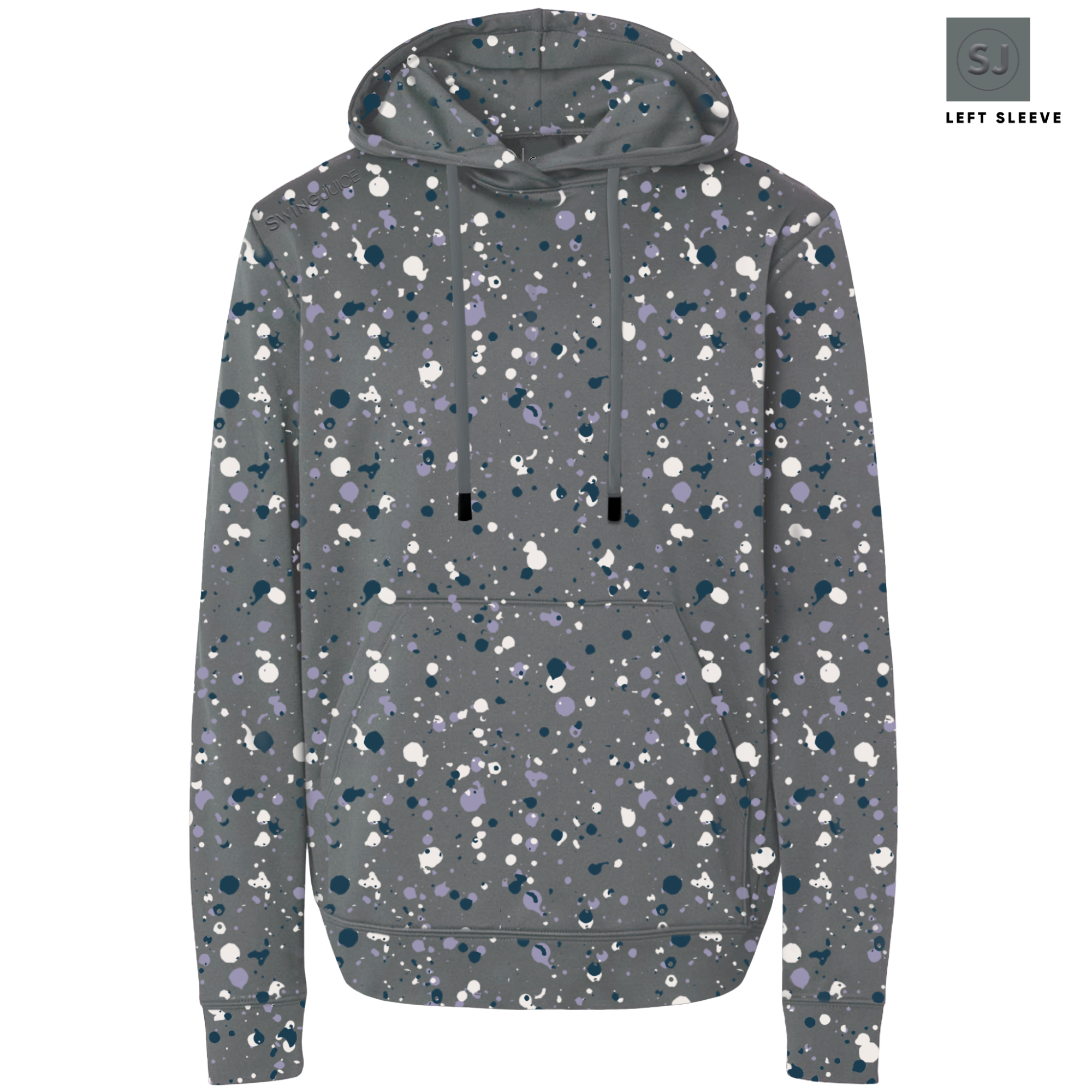 SwingJuice Golf Splatter Men's Performance Hoodie