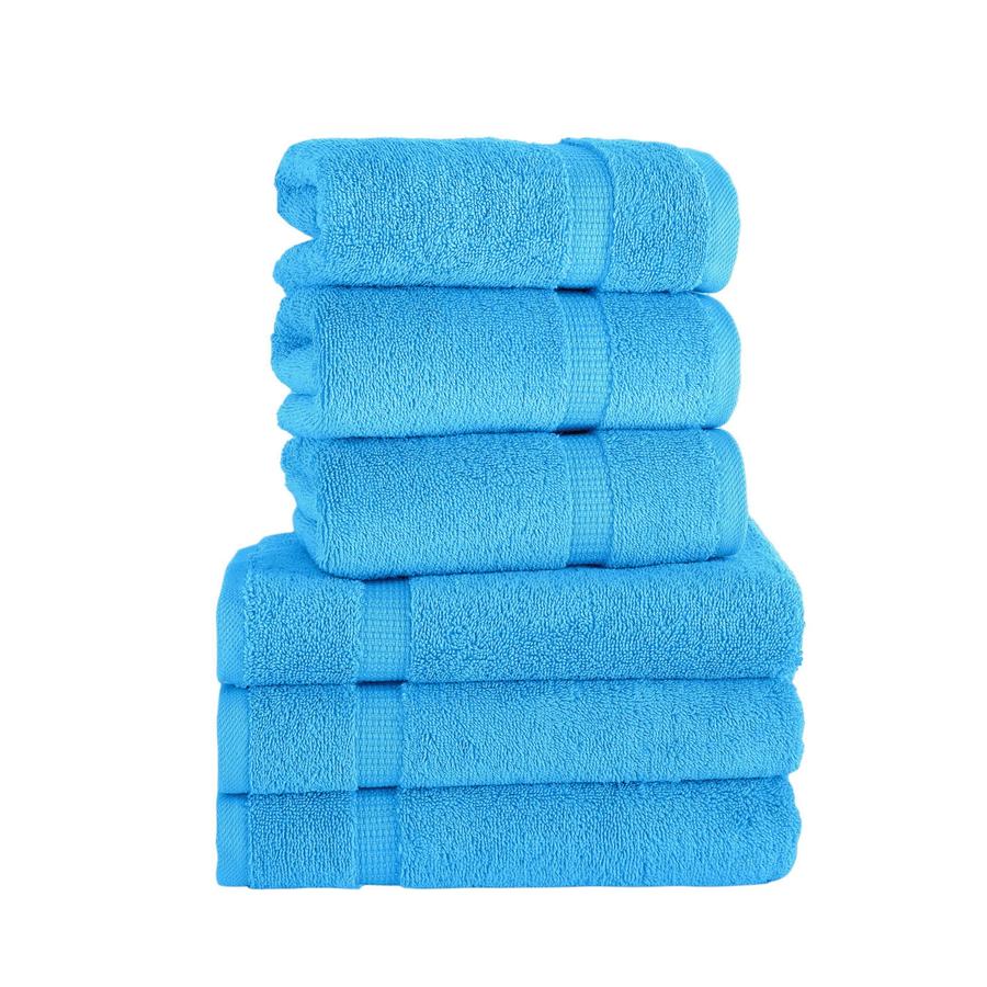 Classic Turkish Towels Villa Turkish Cotton Hotel Collection Hand Towels - 6 Pieces - Image 7