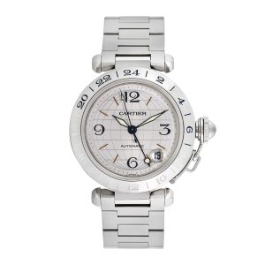 Pre-owned Cartier Unisex Pasha 35mm Stainless Steel Wristwatch - 2377