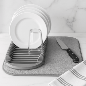 3P Experts Drying Mat with Integrated Plate Rack