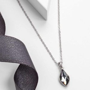 Silvernight Swarovski Crystal Necklace ?C Silvernight Swarovski Crystal Marquis Pendant Necklace