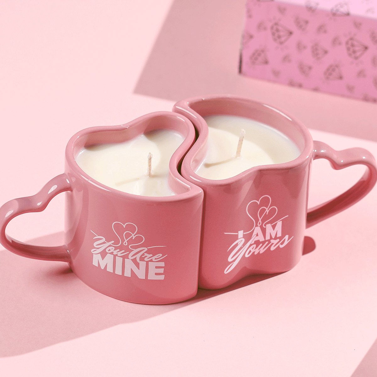 2 Diamond His+Hers Love Reusable Coffee Mugs