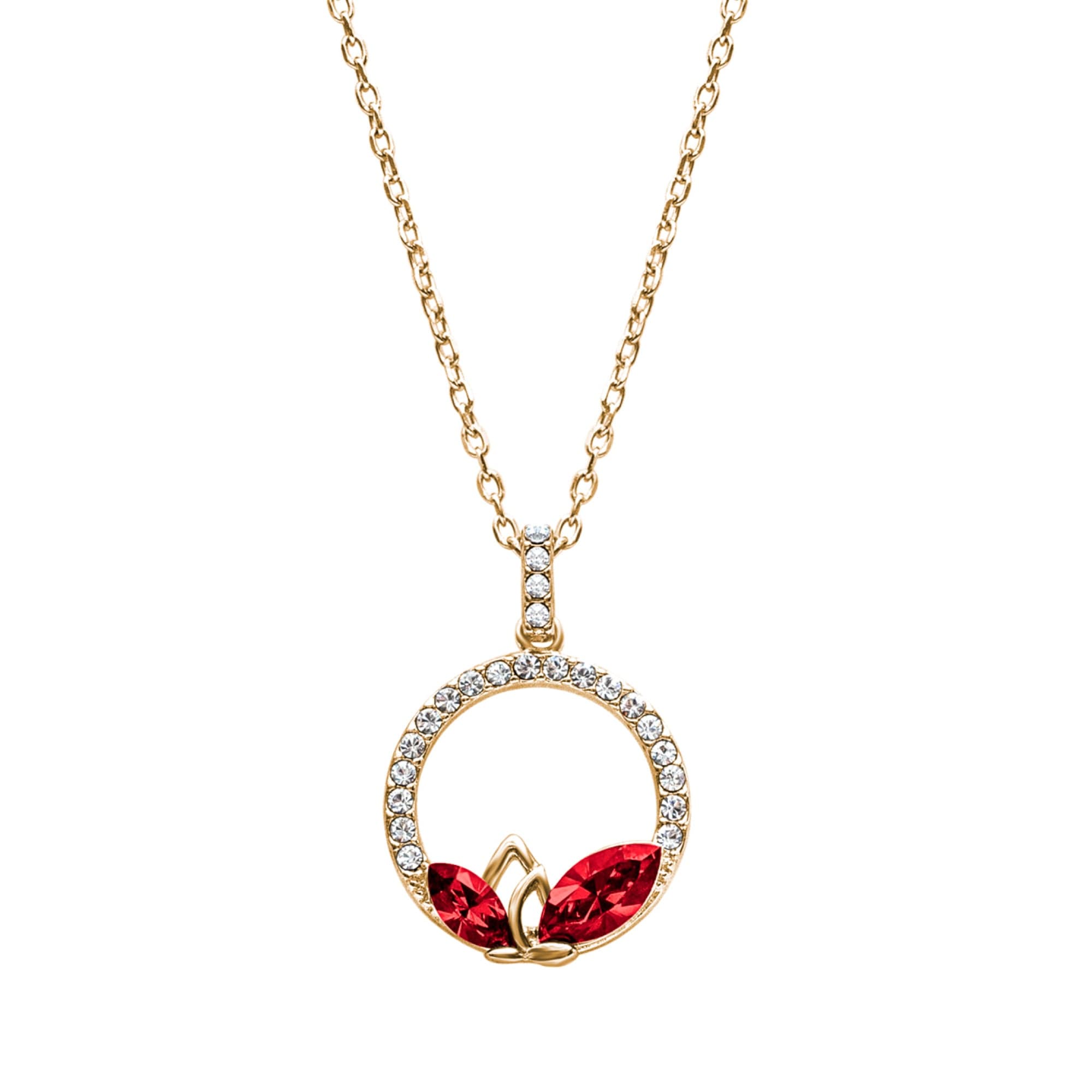 Elegant Dual Marquis Pav?? Pendant Necklace ? Embellished with Swarovski Crystals by callura - Image 4